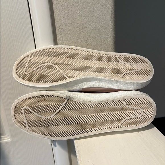 Nike Blazer Low Jumbo White Pink Leather Suede Casual Athletic Shoe Women 12 - Picture 6 of 9